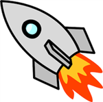 gray rocket ship 